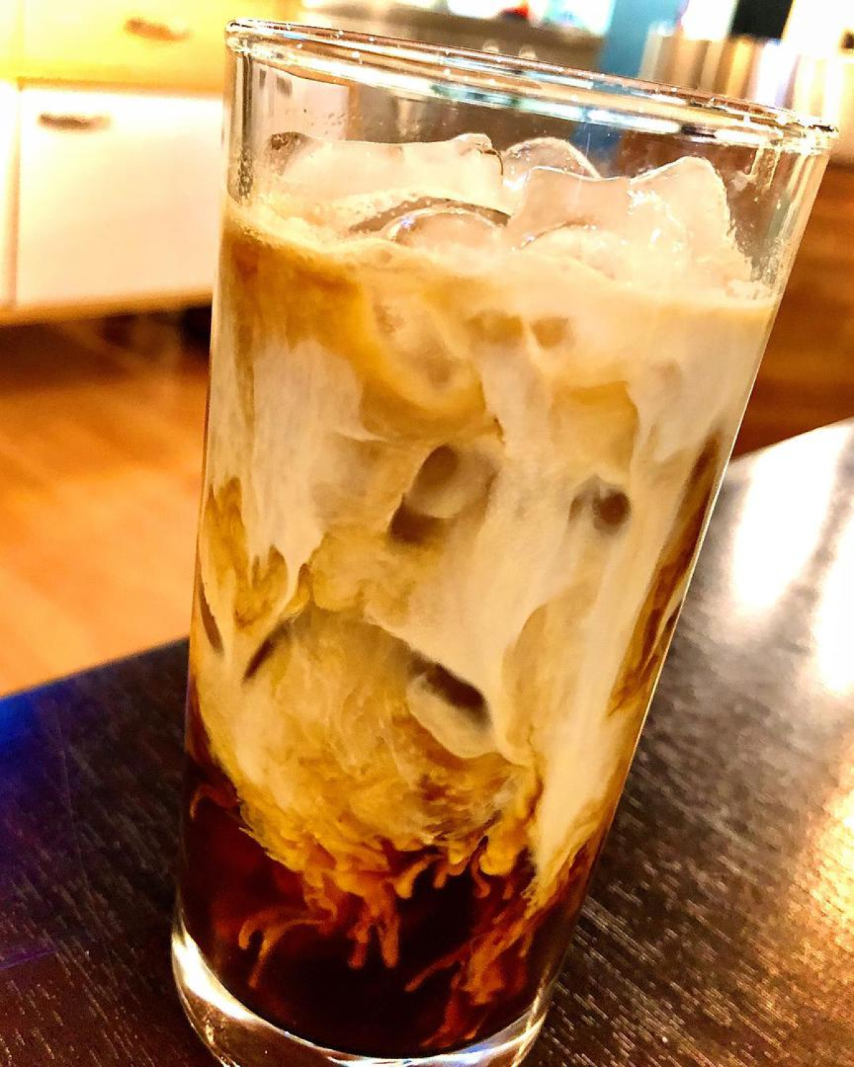 Iced Latte with caramel
