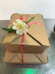 Individually boxed afternoon teas ready for local delivery and collection
