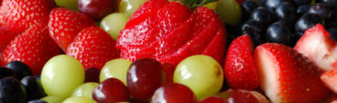 Seasonal fresh fruit salad platter